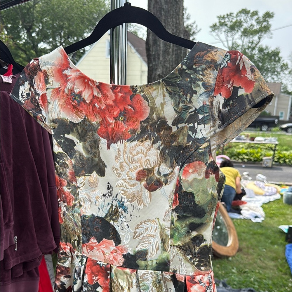 Topshop Multicolor Floral Dress